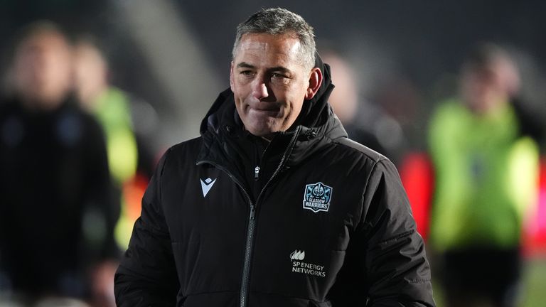 Glasgow Warriors head coach Franco Smith ahead of the Investec Champions Cup match at the Scotstoun Stadium, Glasgow. Picture date: Friday January 10, 2025.