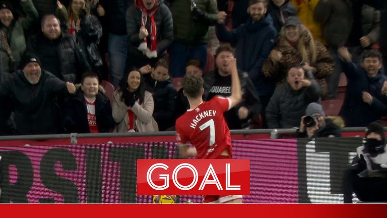 &#39;What a strike!&#39; | Hayden Hackney gives Middlesbrough quick equaliser