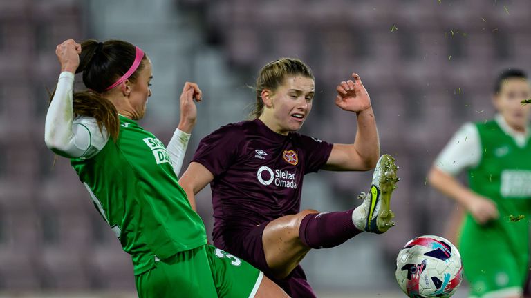 Hibs are in the SWPL title race with Hearts also in the top six