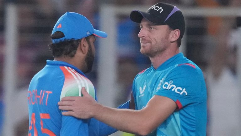 Jos Buttler and Rohit Sharma (Associated Press)