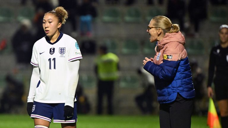 England international Lauren James struggled to make an impact against Portugal in the Women's Nations League