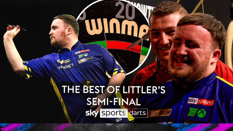 Littler&#39;s darts semi-final 