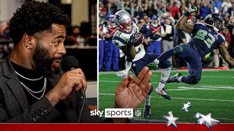 Malcolm Butler bergabung di dalam kerumunan