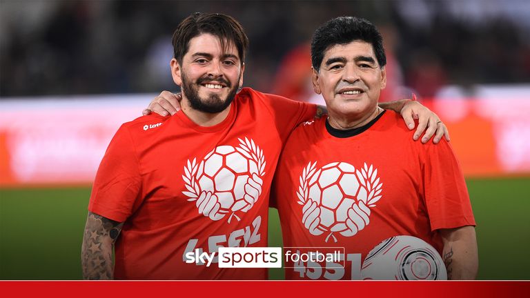 Diego Maradona Jr speaks exclusively to Sky Sports about the memories of his father as his own coaching journey takes flight