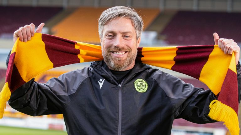 Motrewell, Scotland - February 18: Motrellll revealed the new director Michael Yamrr during a motrewele press conference in Fir Park, on February 18, 2025, in Motherwell, Scotland. (Craig Williamson / SNS Group)