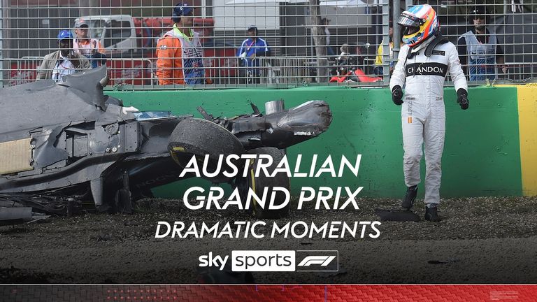 Look back at some of the most dramatic moments to have taken place around the Albert Park Circuit.