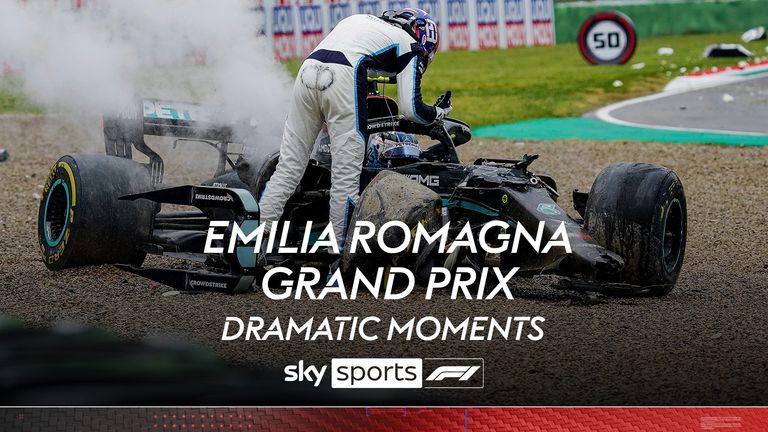 Look back at some of the most dramatic moments to have taken place at the Emilia Romagna Grand Prix.