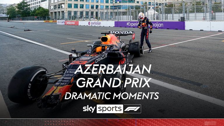 Look back at some of the most dramatic moments to have taken place around the Baku City Circuit.