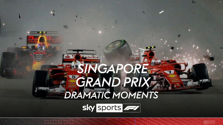 Look back at some of the most dramatic moments to have taken place at the Singapore Grand Prix.