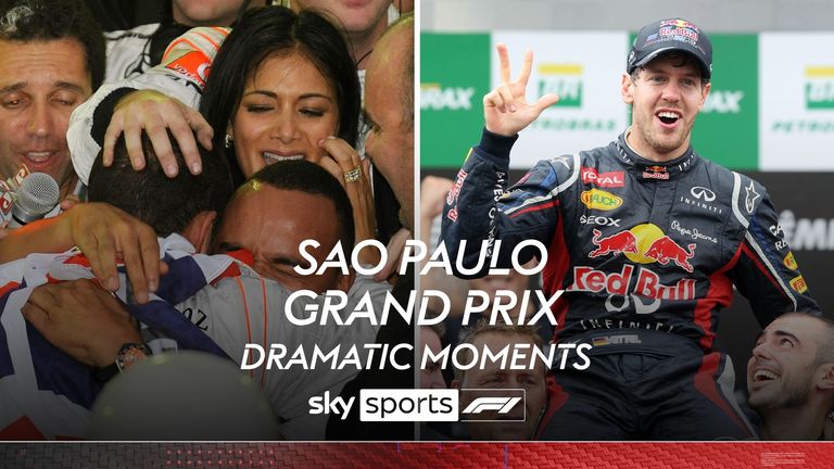 Look back at some of the most dramatic moments to have taken place at the Sao Paulo Grand Prix.