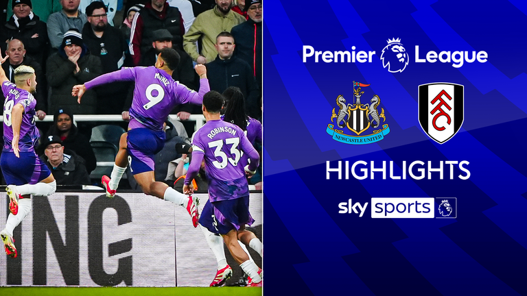 Highlights from the Premier League match between Newcastle and Fulham.