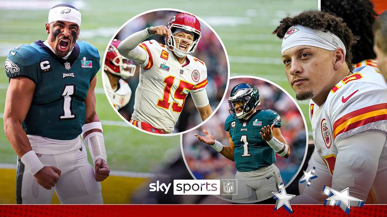 Mahomes vs Hurts Mic’d Up: QB’s POV from EPIC battle of Super Bowl 2023