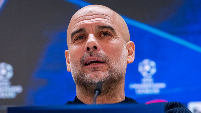 Man City boss Pep Guardiola has called for his players to show "courage" against Real Madrid on Wednesday