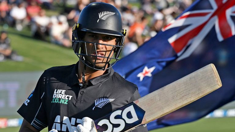 New Zealand's Rachin Ravindra, ODI cricket (Associated Press)