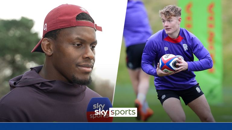 Maro Itoje on Finlay Smith