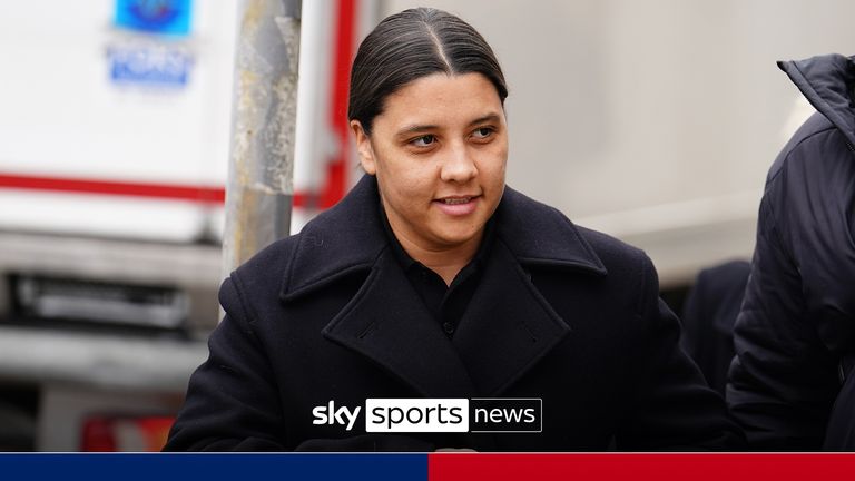 Chelsea striker Sam Kerr, who was not guilty of racist severe harassment