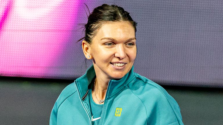 Halep announces retirement in on-court interview