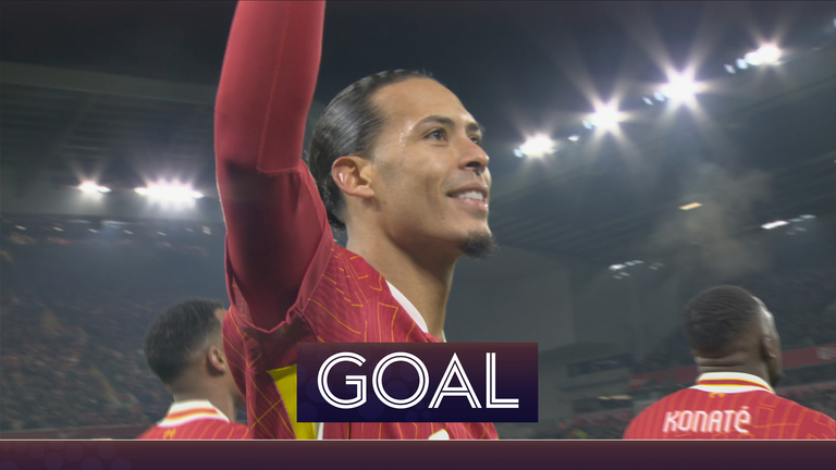 VVD scores Liverpool fourth.