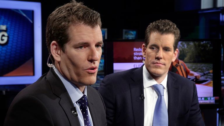 Tyler Winklevoss, left, and Cameron Winklevoss have invested in Real Bedford FC