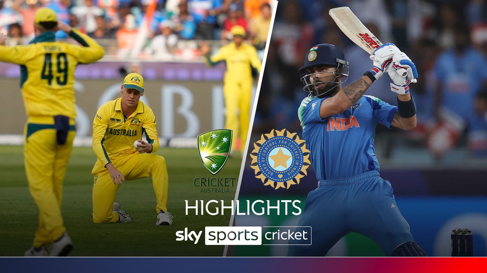 ICC Champions Trophy Semi-Final Highlights| Australia vs India ...