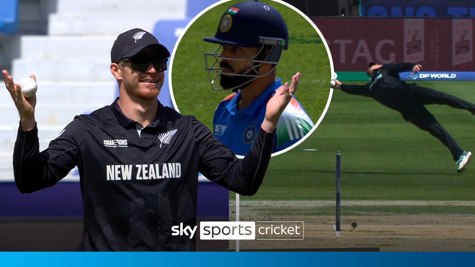 'The world's BEST! | Phillips takes another INCREDIBLE catch to leave Kohli stunned 'The world's BEST! | Phillips takes another INCREDIBLE catch to leave Kohli stunned