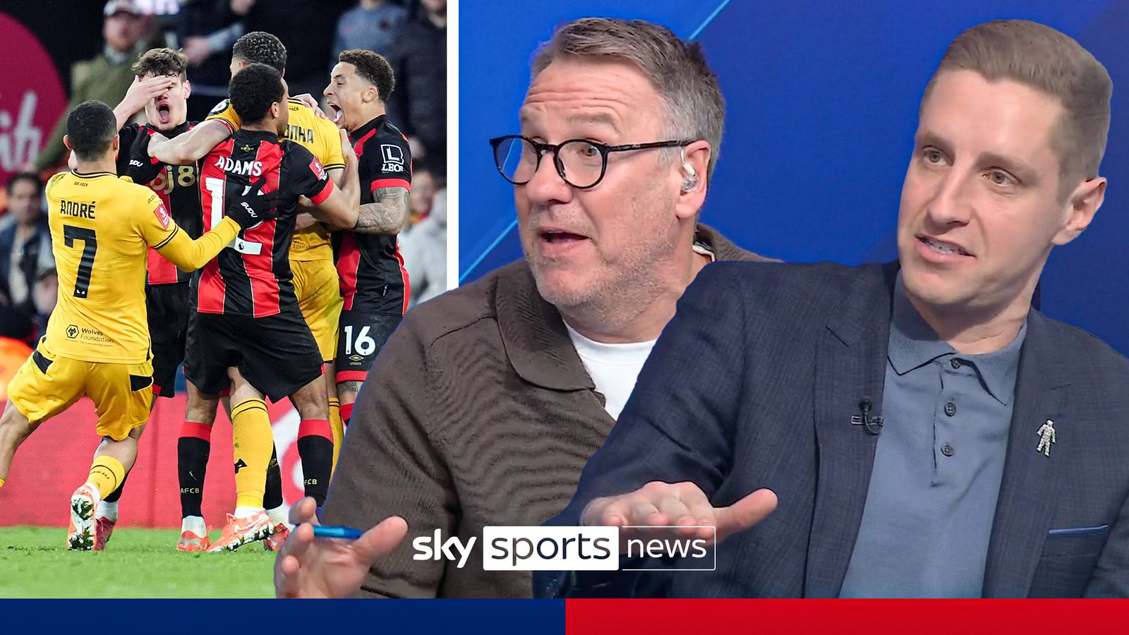 'Unbelievable... ridiculous!' | Merson and Dawson slam Cunha for 'full house' red card