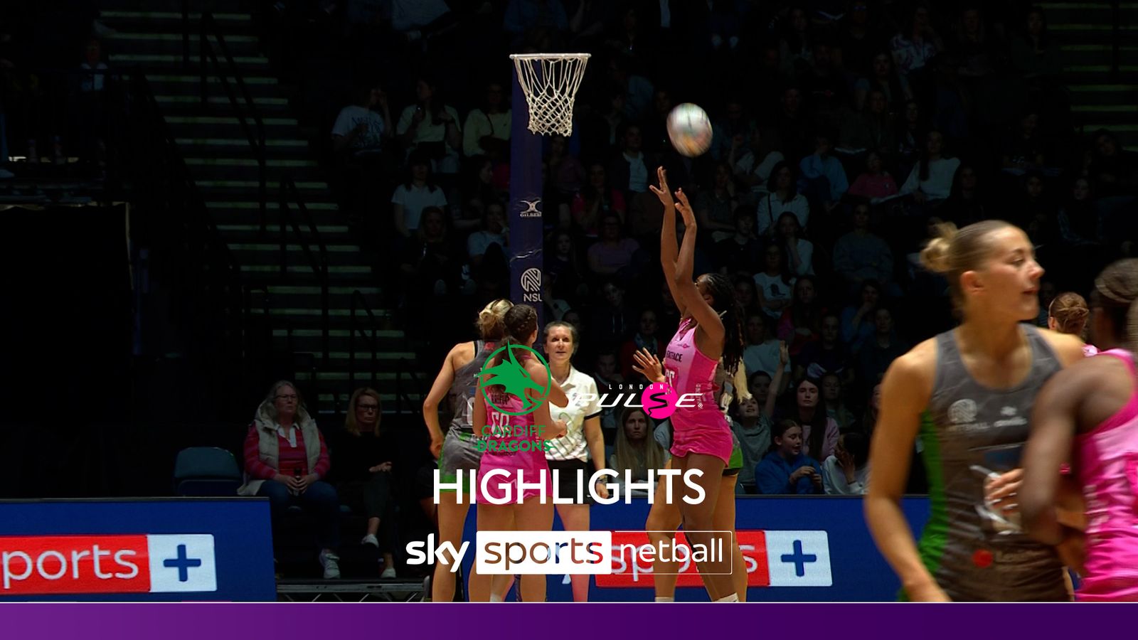 Cardiff Dragons 7-15 London Pulse | Netball Super Cup 2025 | Netball ...