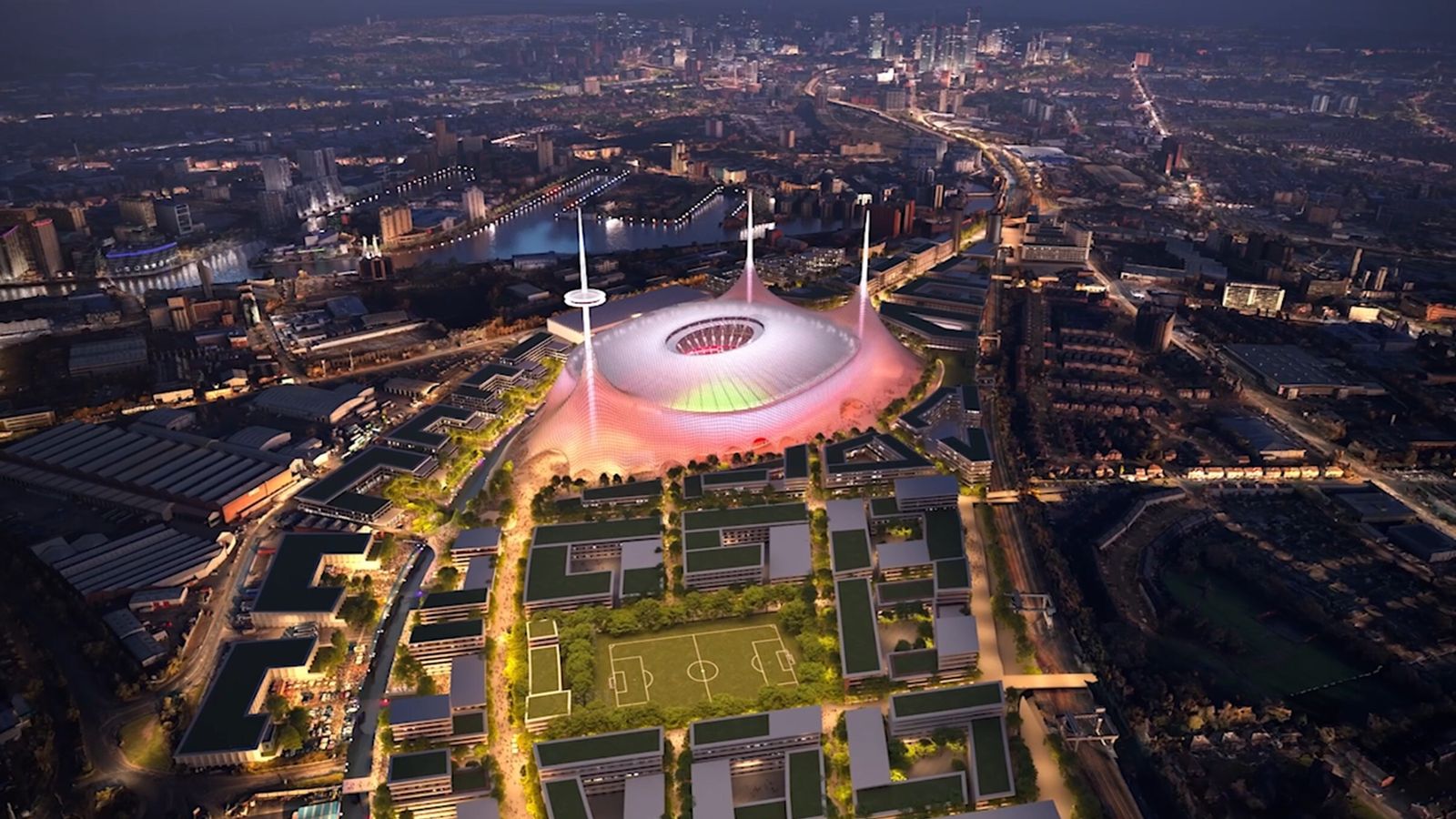 FIRST PICTURES! What Man Utd’s new 100,000 seater stadium will look like