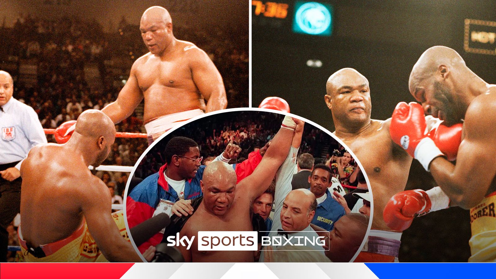 The night George Foreman ROCKED the boxing world! Champ again at 45