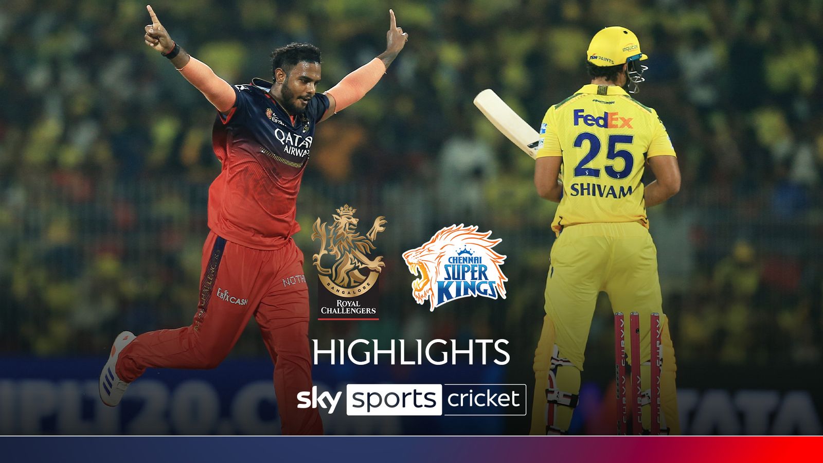 RCB win by 50 runs to hand CSK their biggest-ever home defeat RCB win by 50 runs to hand CSK their biggest-ever home defeat