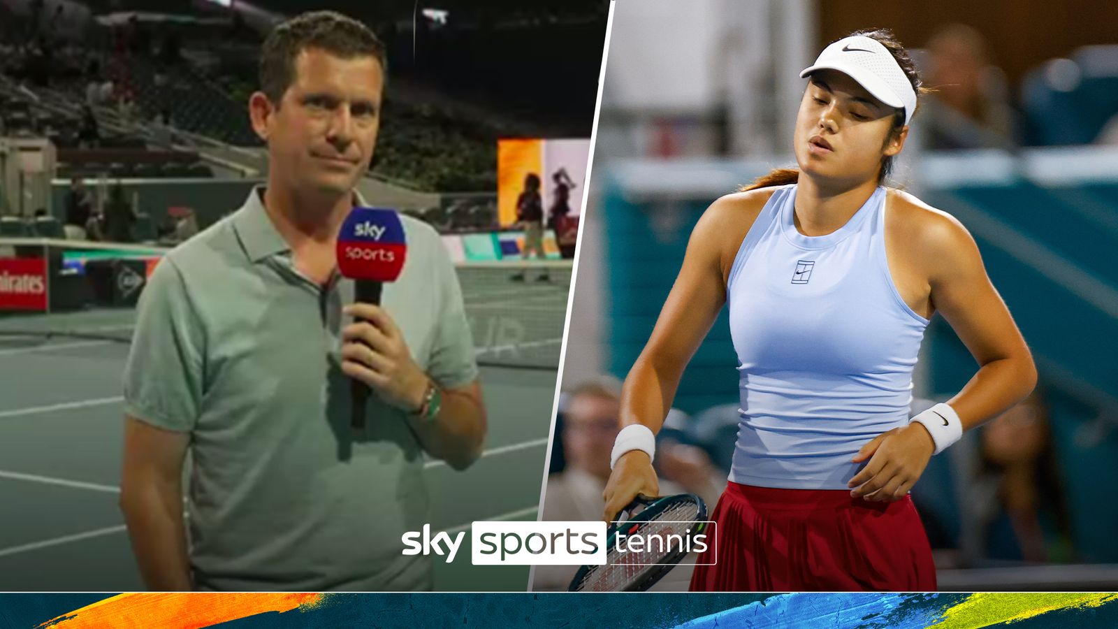 'She fought so hard' | Henman remains hopeful for Raducanu despite Miami exit