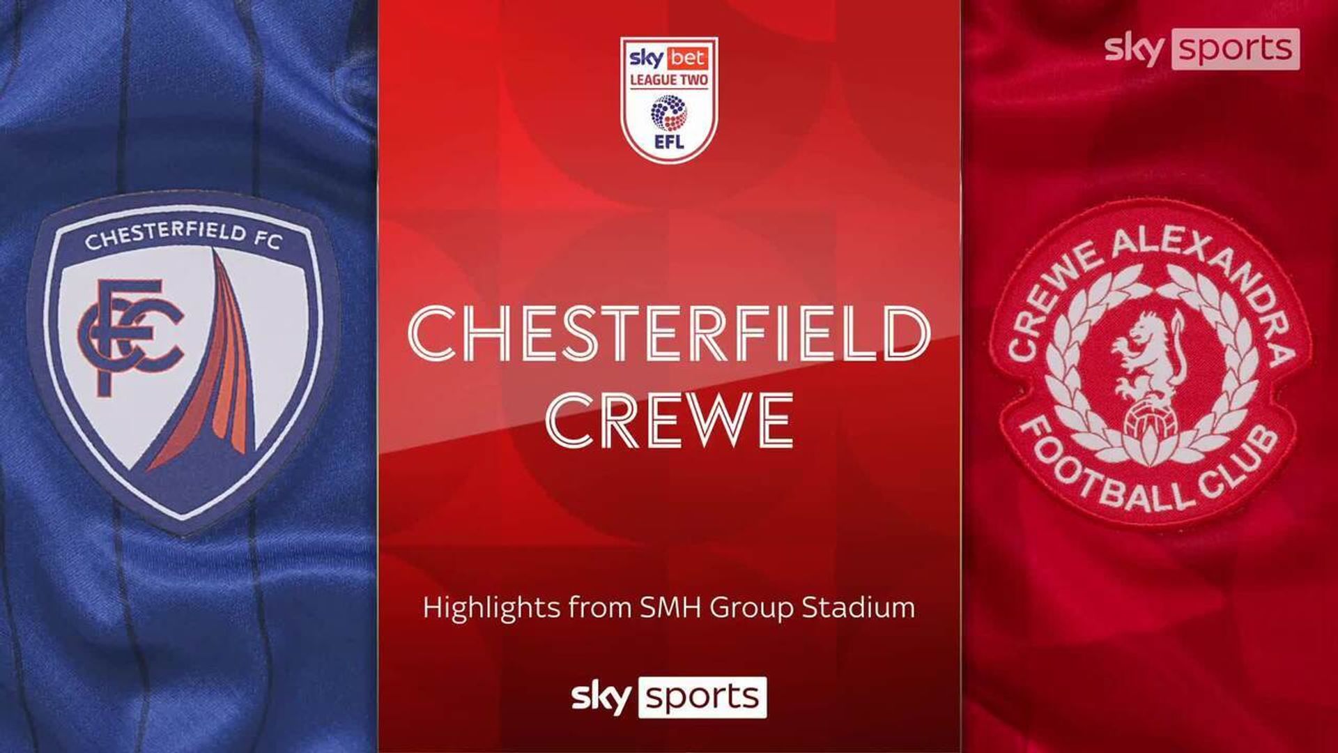 Chesterfield 1-3 Crewe