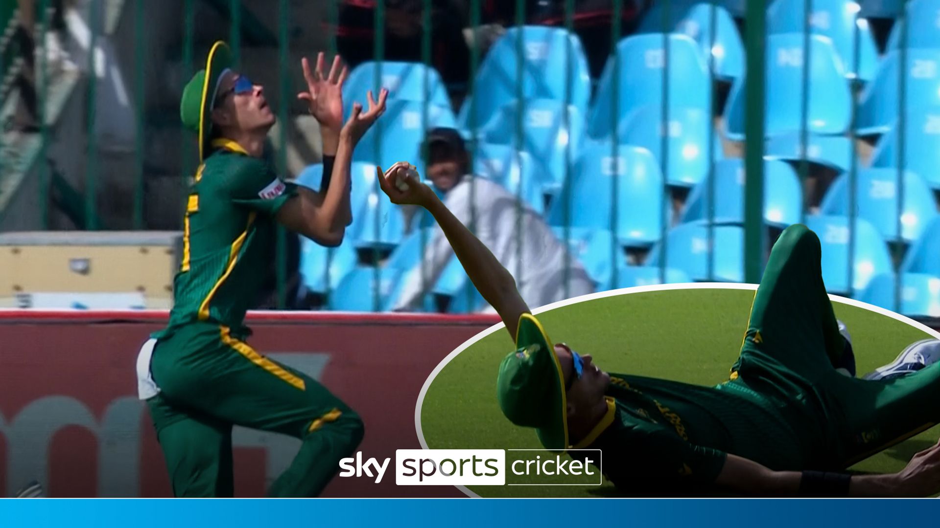 'What a catch that is!' | Jansen covers TWENTY-EIGHT metres to dismiss Brook