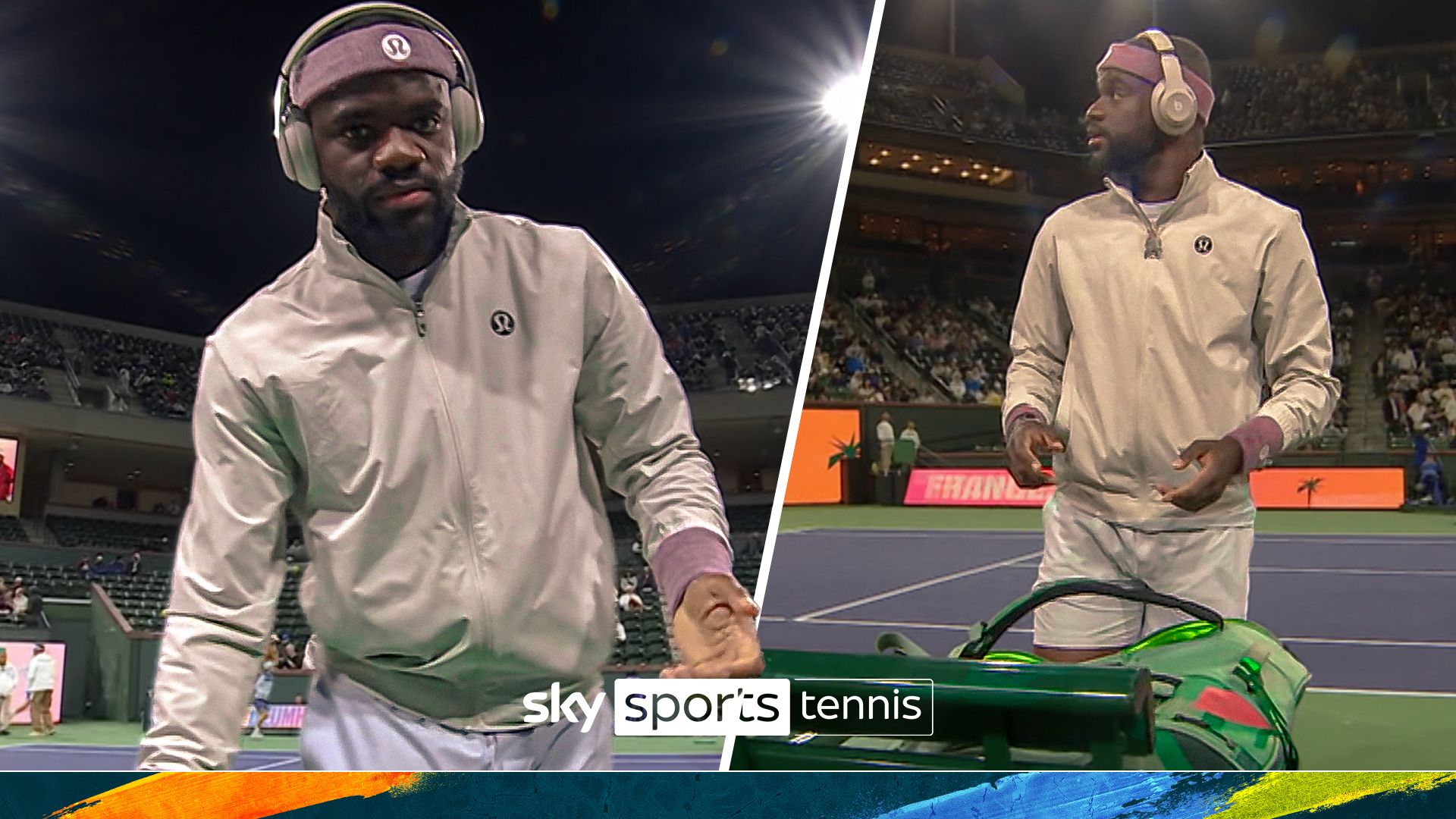 Tiafoe forgets his rackets but then HILARIOUSLY pranks umpire in the next round!