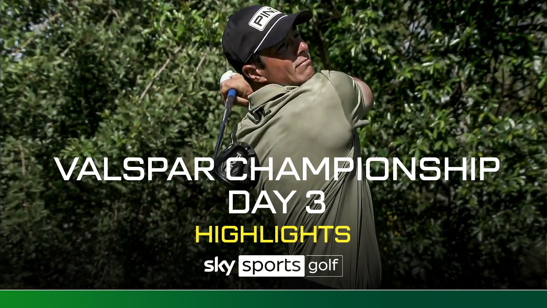 Hovland in a three-way tie for the lead heading into final round of Valspar