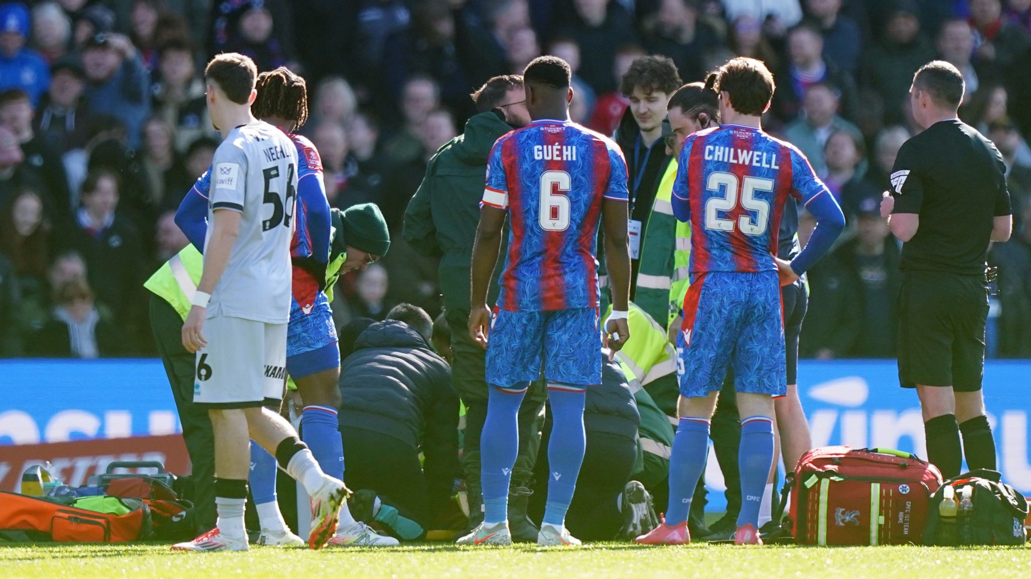 FA consider longer ban for Milwall goalkeeper following challenge which landed Palace striker in hospital 