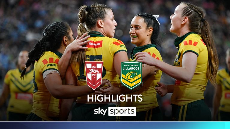 England Women v  Australia Jillaroos