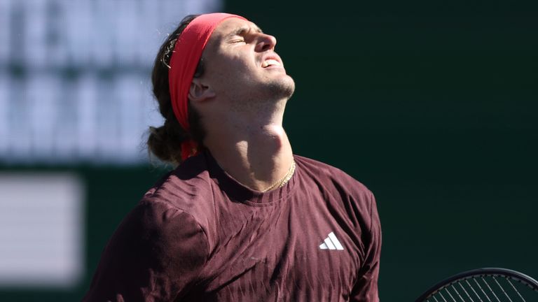 Alexander Zverev, Indian Wells, ATP Tour Tennis (Getty Images)