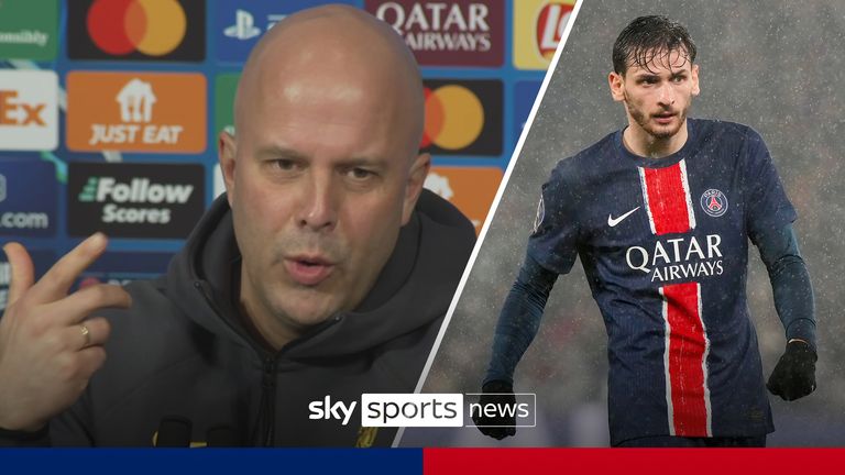 Liverpool head coach Arne Slot expressed admiration for PSG winger Khvicha Kvaratskhelia ahead of their last 16 Champions League tie, and neither confirmed or denied whether there was interest, before the Georgian headed to the French capital.