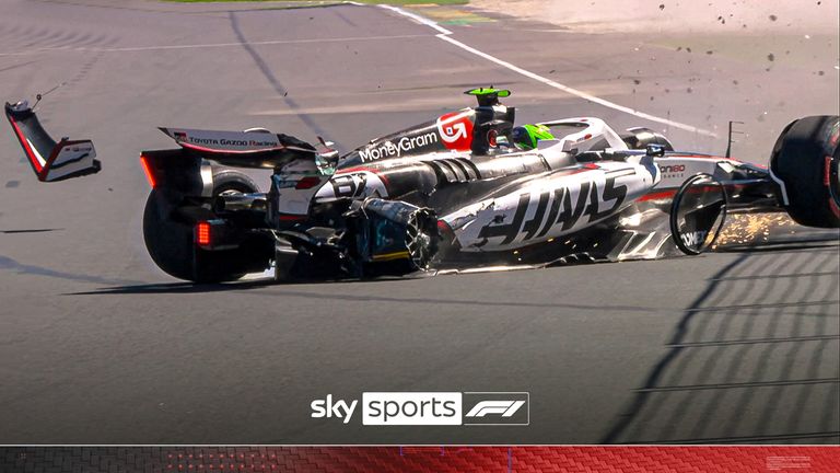 oliver bearman crash at australian gp