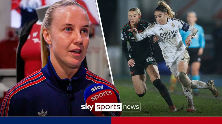 Beth Mead criticises Real Madrid pitch in UWCL