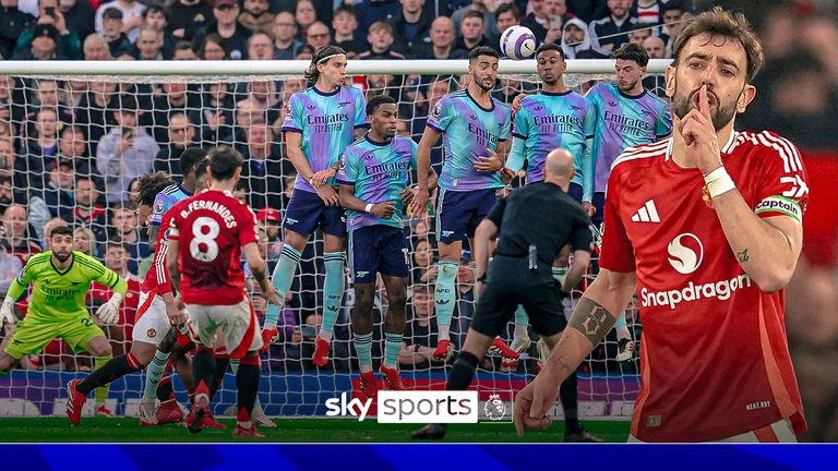 Bruno Fernandes semua sudut freekick