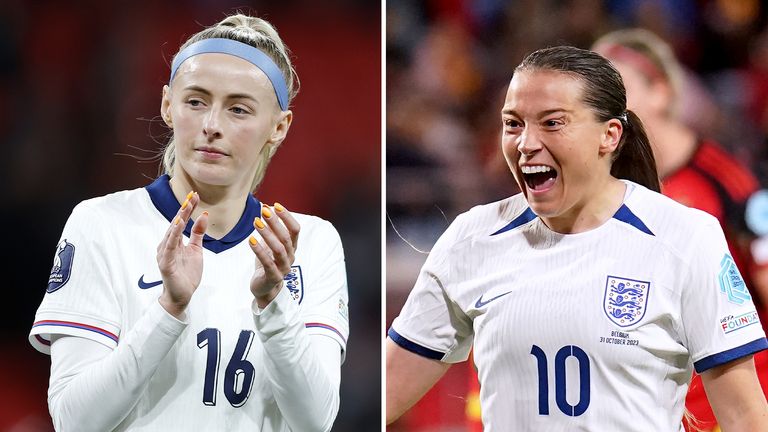 Chloe Kelly and Fran Kirby
