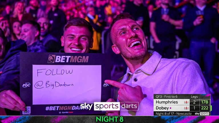 Newcastle Utd at darts