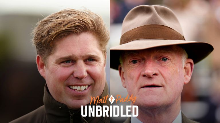 Trainers Dan Skelton and Willie Mullins go head-to-head in the Turners Novices' Hurdle on Wednesday