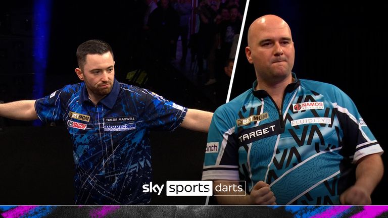 Rob Cross y Luke Humphries alcanzaron las sensacionales nueve derivaciones.