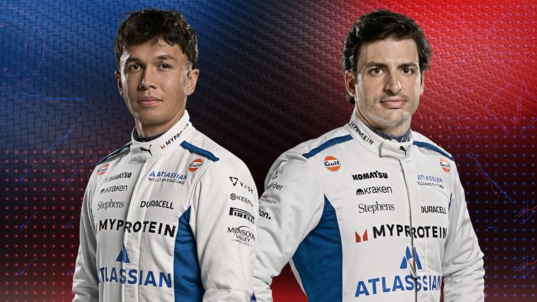 Alex Albon and Carlos Sainz