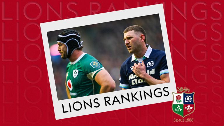 Caelan Doris and Finn Russell absent from Lions Rankings team of the Six Nations