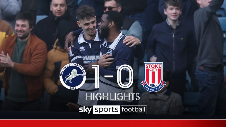 Millwall 1-0 Stoke highlights