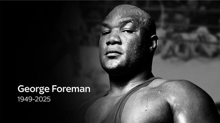 George Foreman dies aged 76